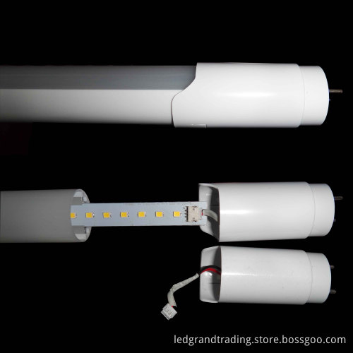 4ft Plastic PC Cover Round T8 LED Tube Light